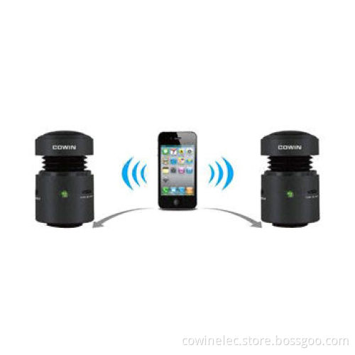 Vibration and Mini Bluetooth Stereo Speakers with 12W, Mic, Headset and Lithium Battery